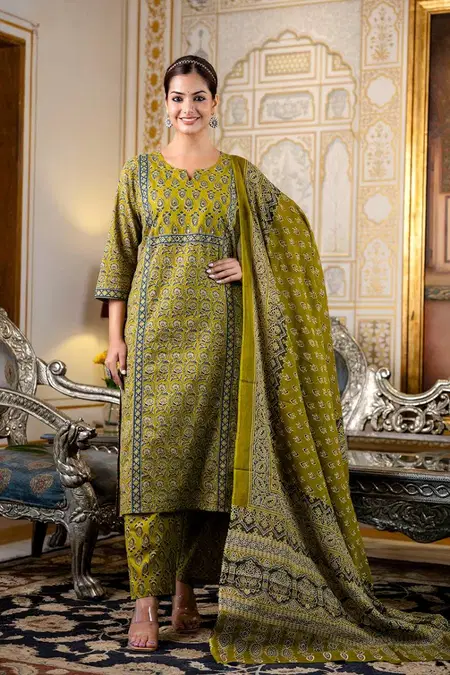 Naisha K 106 Fine Cotton Readymade Dress Wholesale In India